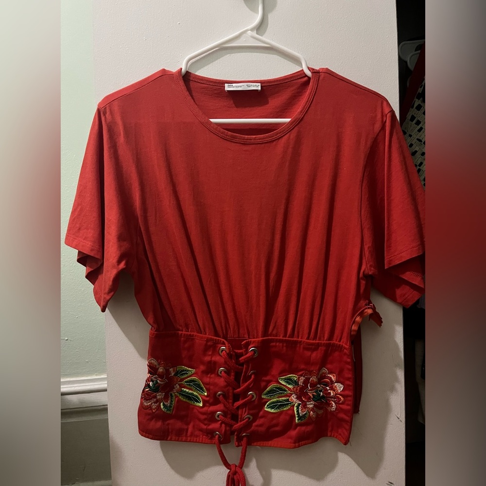 Zara corset style top